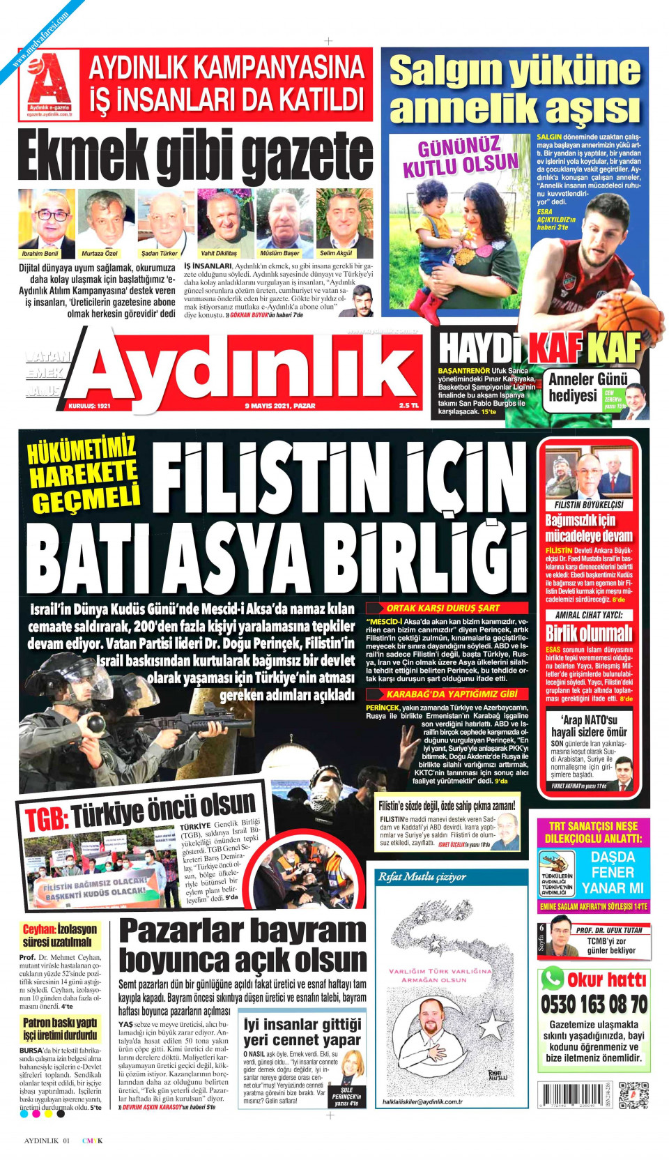 Ayd Nl K Gazetesi Gazetesi May S Pazar