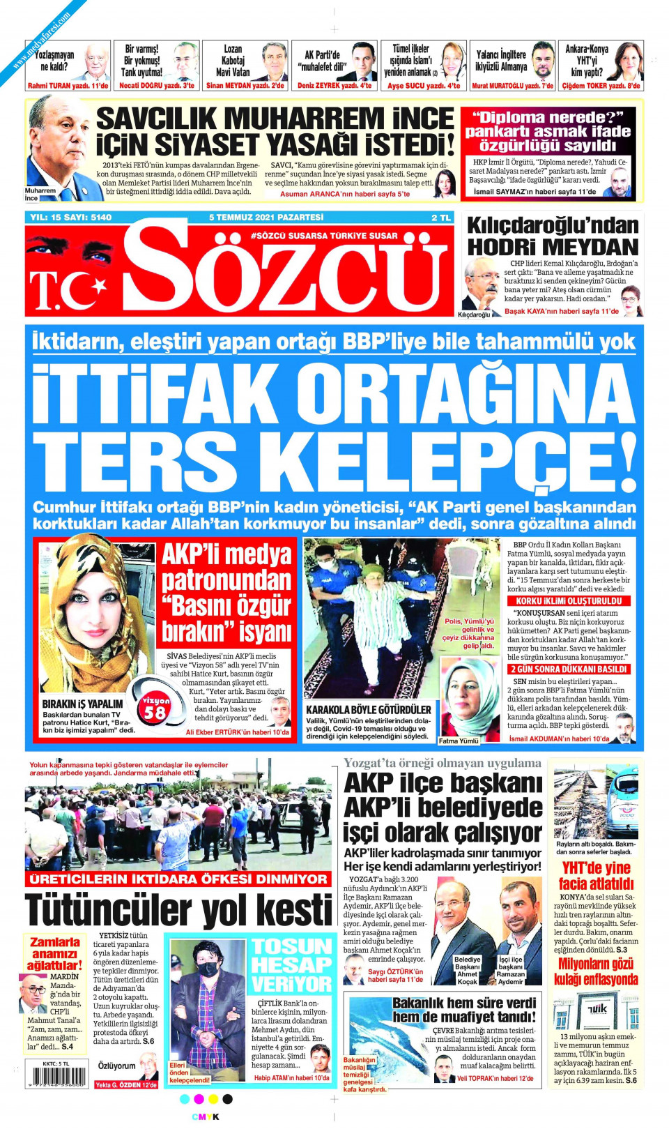 S Zc Gazetesi Temmuz Pazartesi