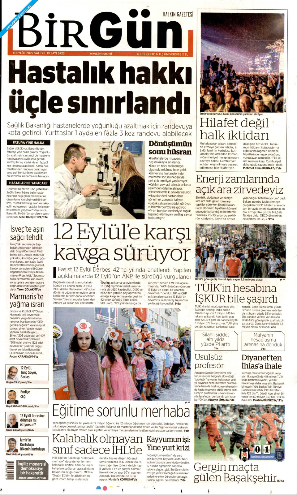 Birg N Gazetesi Eyl L Sal