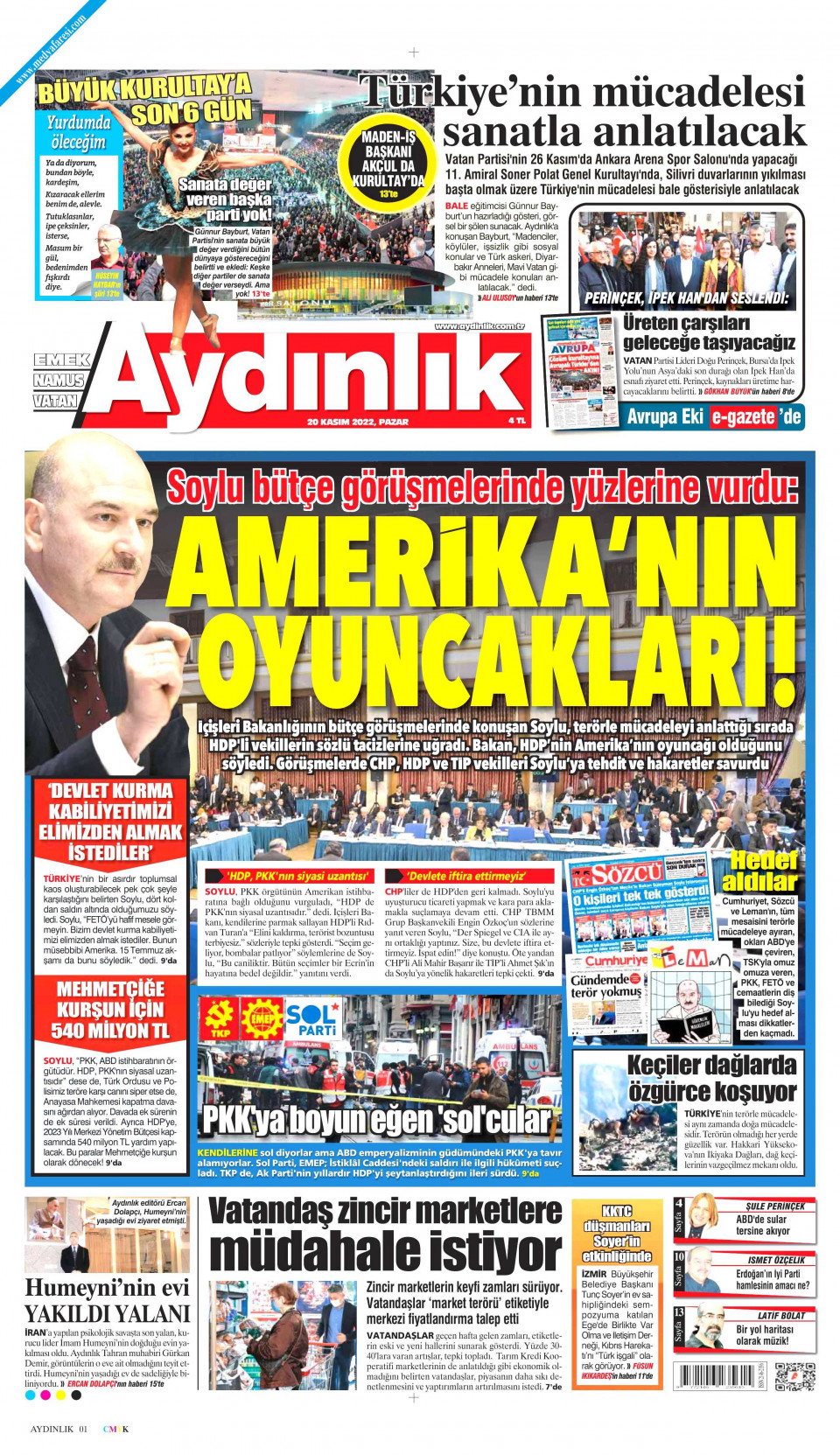 Ayd Nl K Gazetesi Gazetesi Kas M Pazar