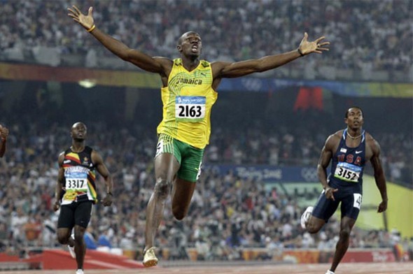 Usain Bolt bu kez kaçamadı - Resim: 1