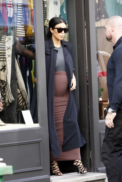 Kim Kardashian'ın en seksi 10 hamile kıyafeti - Resim: 2