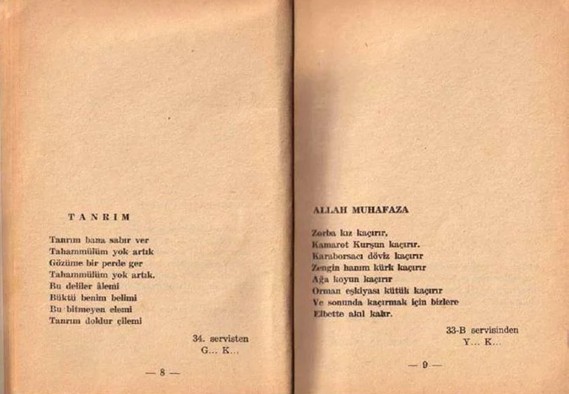 60'larda Bakırköy'de yatan akıl hastalarının yazdığı 26 şiir - Resim: 3