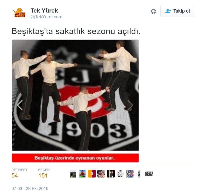 Beşiktaş'ta yaşanan sakatlanmaları mizaha çevirdiler - Resim: 2