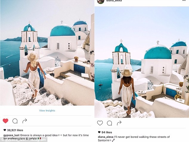 Instagram Fotoğraflarını En İnce Ayrıntısına Kadar Taklit Eden Kadın - Resim: 1