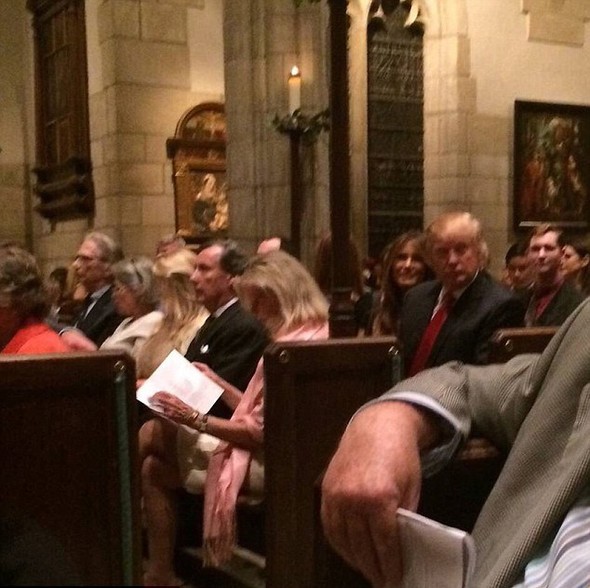 Melania Trump kiliseye mini etek, yüksek topukla gidince… - Resim: 4