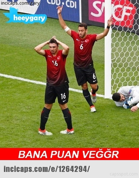 Türkiye-İspanya maçı sonrası capsleri - Resim: 3