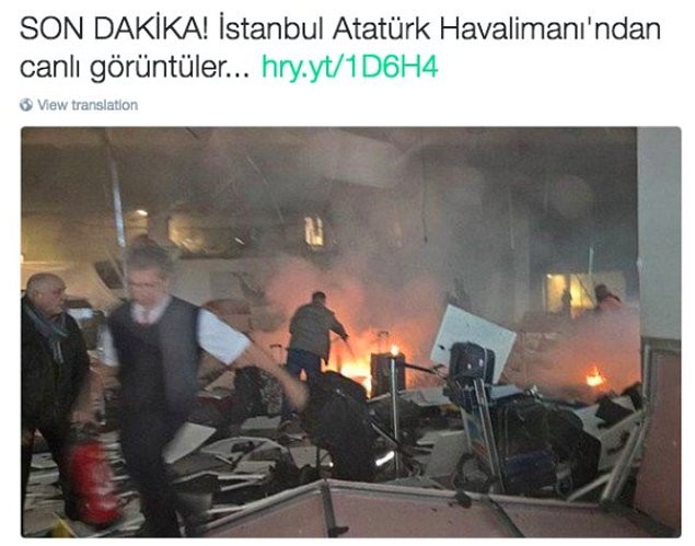 Atatürk Havalimanı saldırısıyla ilgili sosyal medyada çıkan yalanlar - Resim: 1