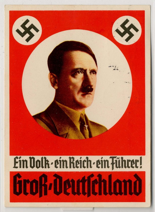 Milyonlarca insanın katili Adolf Hitler'in 17 propaganda afiş ve pankartı - Resim: 3