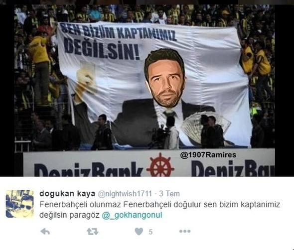 Gökhan Gönül'e sosyal medyada tepki yağdı! - Resim: 1