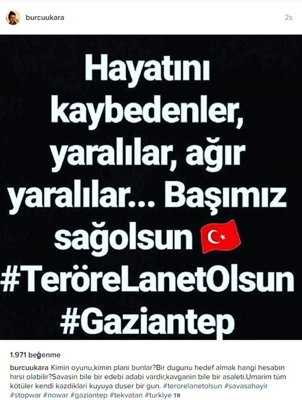 Ünlü isimlerden Gaziantep'teki saldırıya tepki - Resim: 4