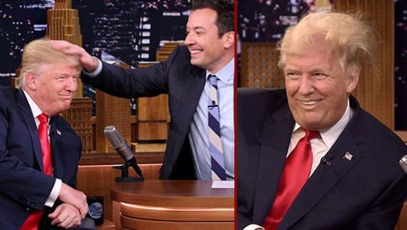 Donald Trump'ın saçı bozuldu - Resim: 1