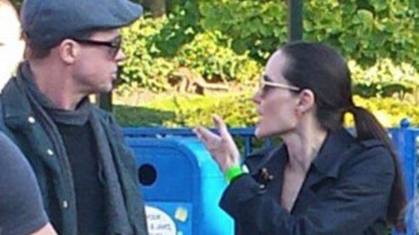 Angelina Jolie ile Brad Pitt’in sokakta kavga anları - Resim: 1