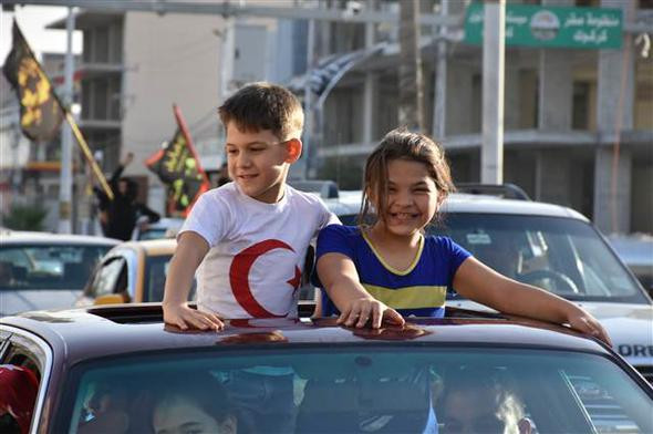 Kerkük’te Türkmenlerin sevinç gösterileri - Resim: 4