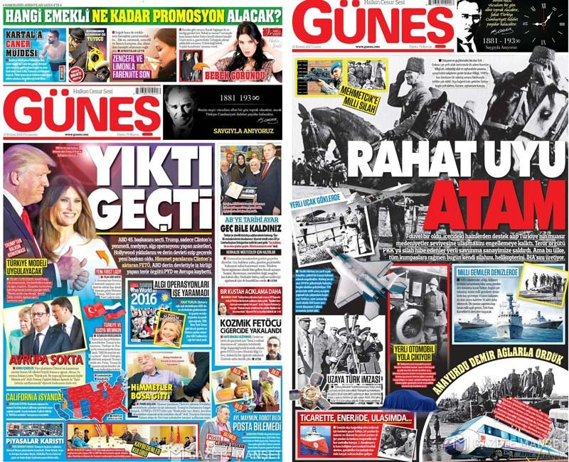 AKP’nin Atatürk açılımı gazete manşetlerinde - Resim: 2
