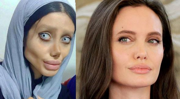 Angelina Jolie'ye benzemek istedi... Sonuç korkunç! - Resim: 1