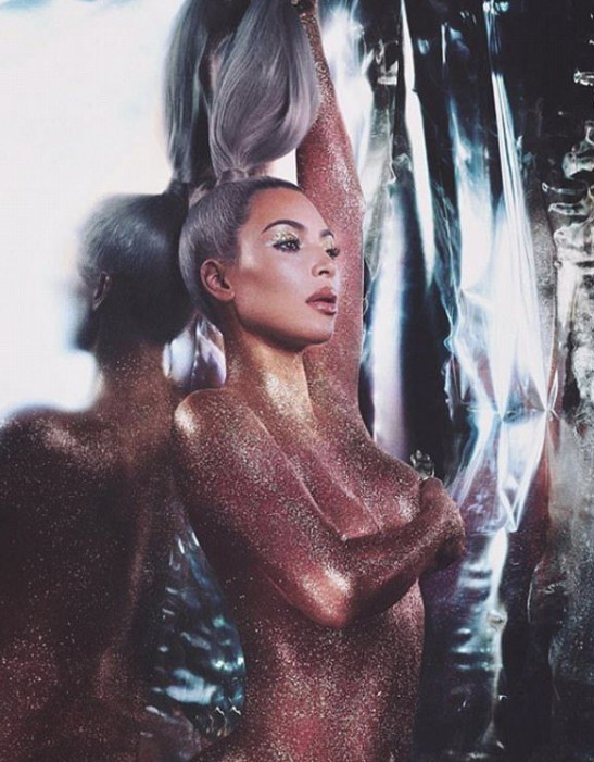 Kim Kardashian'ın çırılçıplak pozu ortalığı karıştırdı - Resim: 4