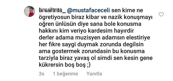 Mustafa Ceceli'nin tehdit gibi cevabına sosyal medya tepkisi - Resim: 2