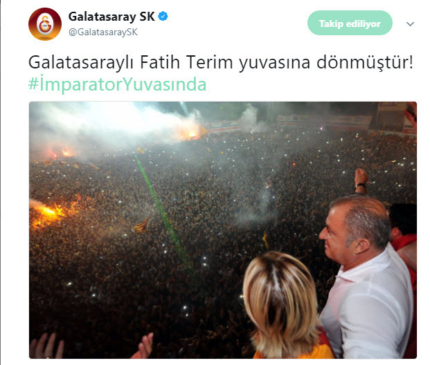 Fatih Terim, Galatasaray'a döndü, sosyal medya yıkıldı! - Resim: 1