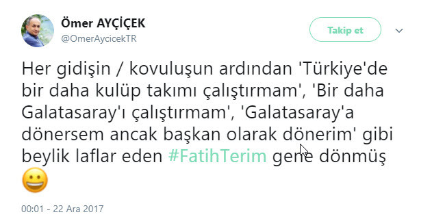 Fatih Terim, Galatasaray'a döndü, sosyal medya yıkıldı! - Resim: 2