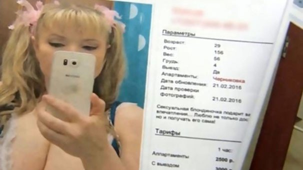 Fuhuş operasyonunda yakalanan Rus kadın - Resim: 1