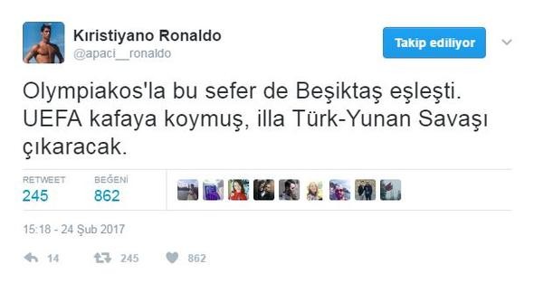 Sosyal medyada Beşiktaş - Olympiakos eşleşmesiyle ilgili paylaşımlar - Resim: 2