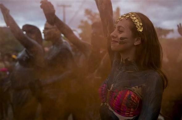 Brezilya'nın Paraty kasabasındaki geleneksel çamur partisi - Resim: 1