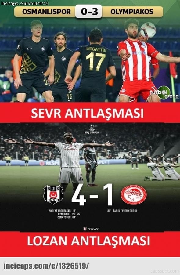 Beşiktaş - Olympiakos capsleri - Resim: 3