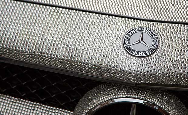 Daria Radionova Mercedes'ini Swarovski taşlarla kapladı - Resim: 4