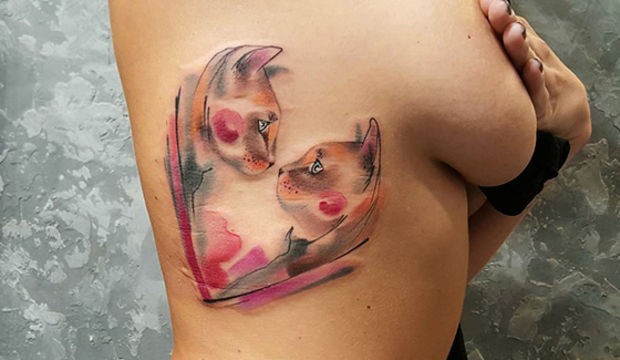 Bu kedi dövmelere aşık olacaksınız - Resim: 1