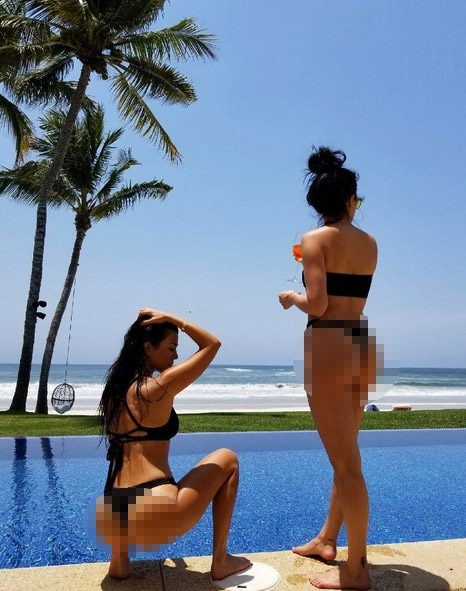 Kourtney Kardashian'ın bikinili fotoğrafları - Resim: 4