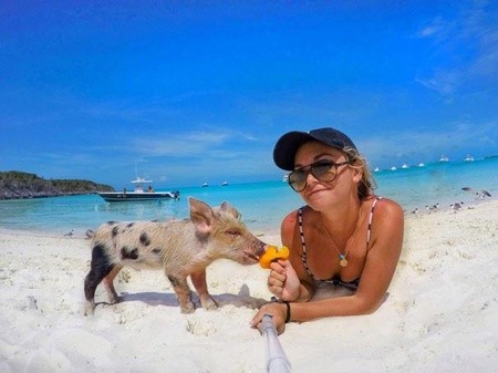 Bahamalar tatili Amelia Klonaris'e iyi geldi - Resim: 2