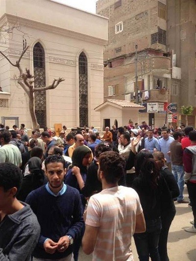 Mısır'ı sarsan kilise patlamasından ilk fotoğraflar - Resim: 1