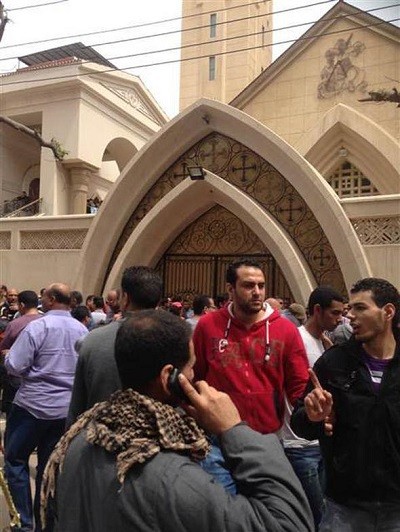 Mısır'ı sarsan kilise patlamasından ilk fotoğraflar - Resim: 2