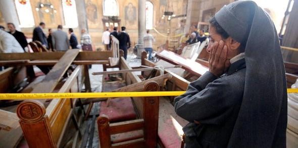 Mısır'ı sarsan kilise patlamasından ilk fotoğraflar - Resim: 3