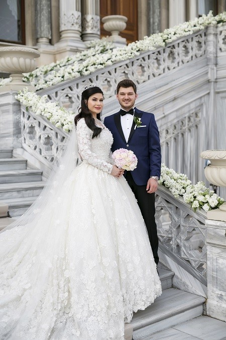Susanne Aşcı ve Sefa Derebey'in Çırağan Sarayı'ndaki görkemli düğünü - Resim: 2