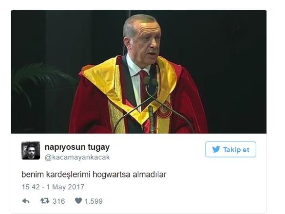 Sosyal medya Erdoğan'ın Gryffindor Üniforması'nı konuşuyor - Resim: 2