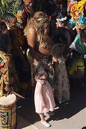 Beyonce ikizlerine Afrika temalı baby-shower partisi düzenledi - Resim: 3