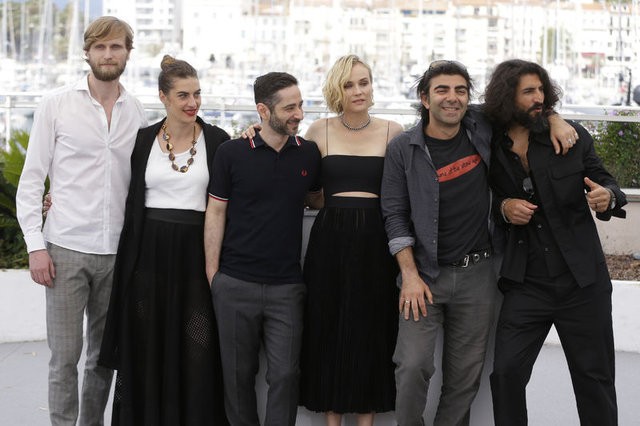 Diane Kruger'in Fatih Akın'ı öpmesi Cannes'da olay oldu - Resim: 4