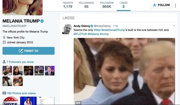 First lady Melania Trump'ın Twitter'daki skandal beğenisi - Resim: 4
