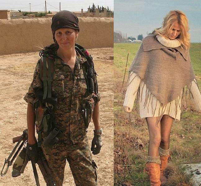 Manken Hanna Bohman YPG teröristi oldu - Resim: 2