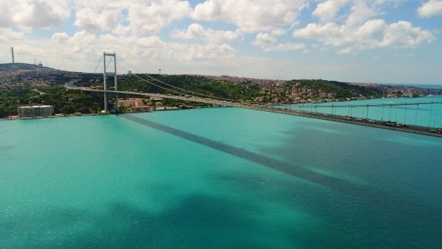 İstanbul Boğazı neden turkuaza büründü? İşte NASA'nın yanıtı! - Resim: 1