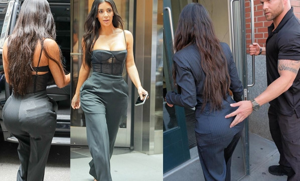Kim Kardashian'dan hiç görülmemiş olay hareket! Kalçalarına... - Resim: 1
