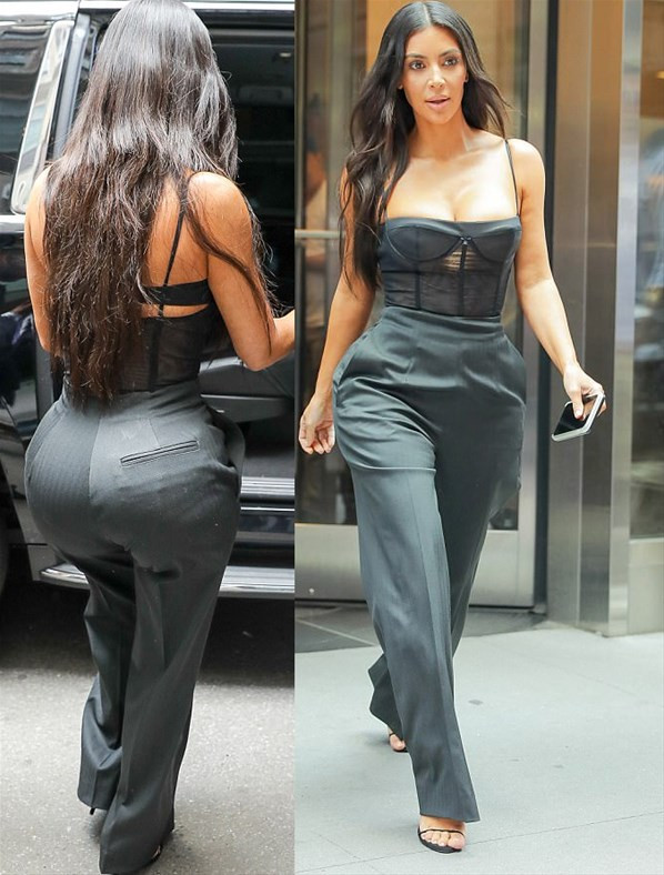 Kim Kardashian'dan hiç görülmemiş olay hareket! Kalçalarına... - Resim: 2