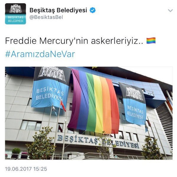 Beşiktaş Belediye Başkanı, Murat Haznedar Onur Haftası paylaşımını sildirdi - Resim: 2