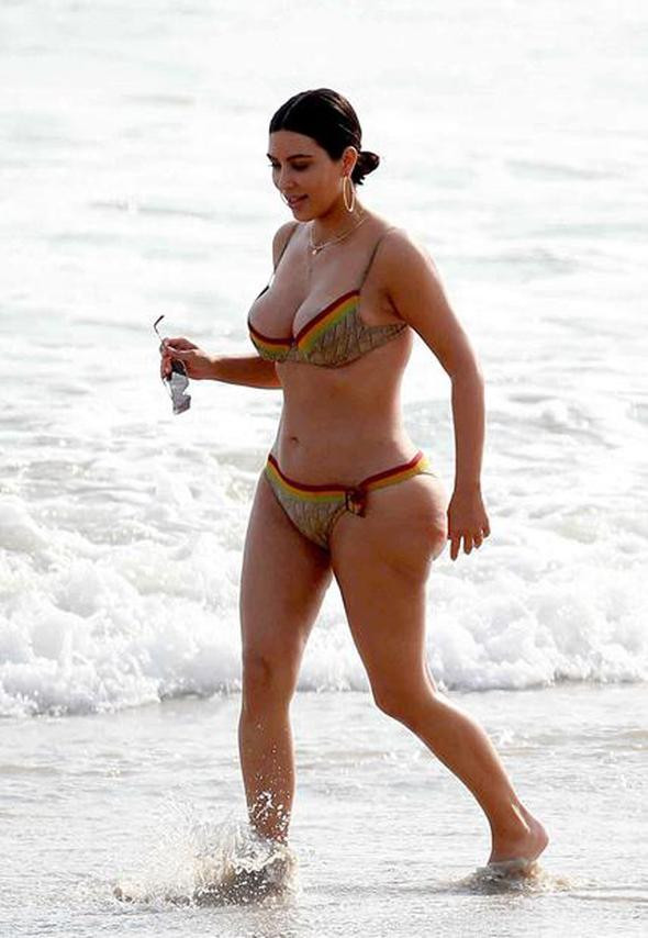 Kim Kardashian bikinili pozlarla ilgili konuştu: Beni çirkin göstermeye çalıştılar - Resim: 4