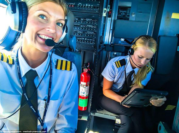 Sosyal medyada fenomen olan kadın pilot - Resim: 1
