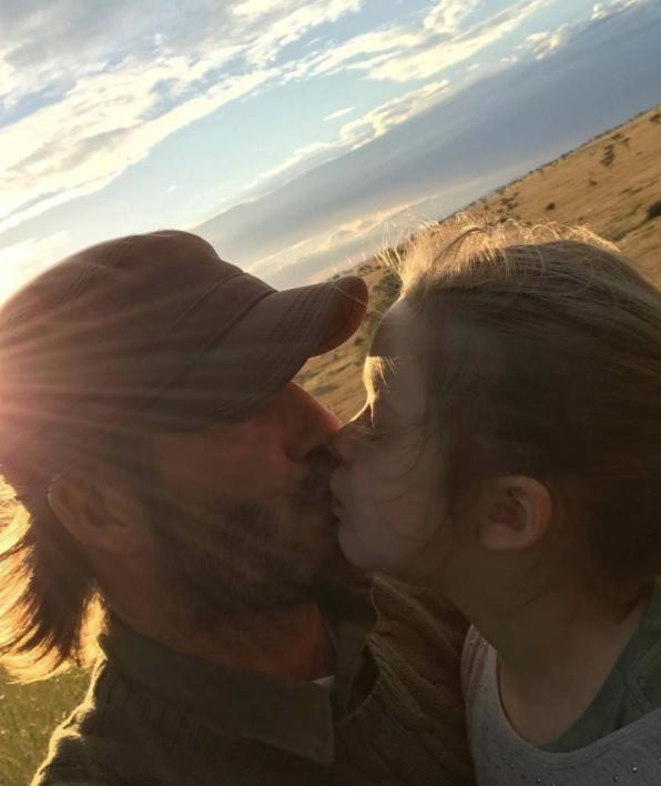 David Beckham ve kızının sevimli paylaşımları - Resim: 3