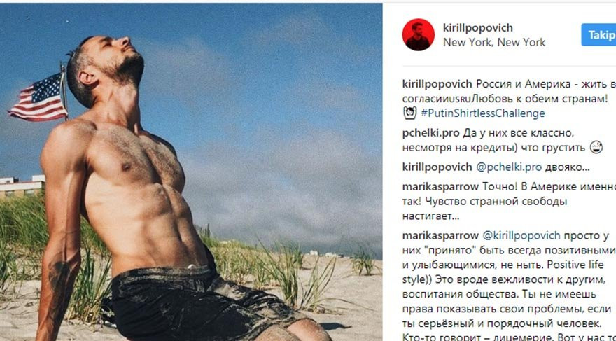 Instagramda yeni akım: Putin gibi soyun - Resim: 4