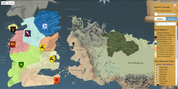 Bu da Game of Thrones'un haritası - Resim: 3